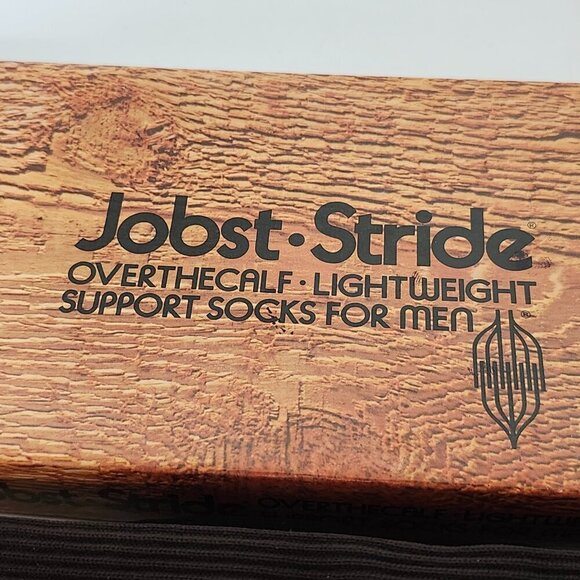 VINTAGE JOBST STRIDE Over the Calf Support Socks For Men BNIP Lightweight 1975 - Picture 5 of 6